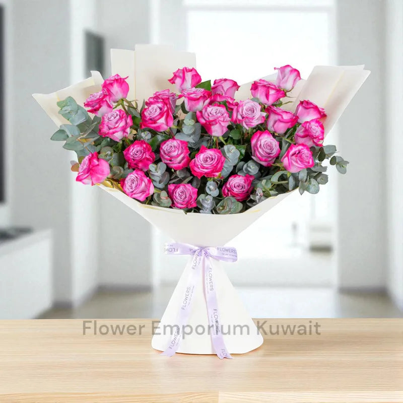 25 Purple Roses Bouquet