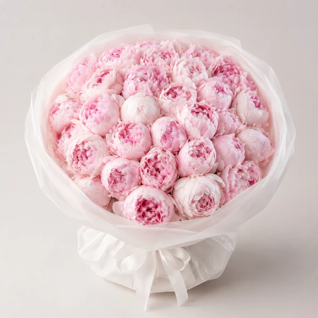30 Pink Peonies Bouquet