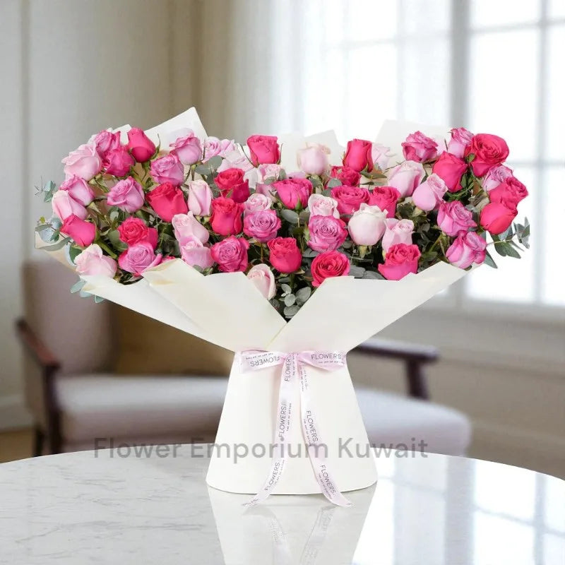 50 Mixed Blooming Roses