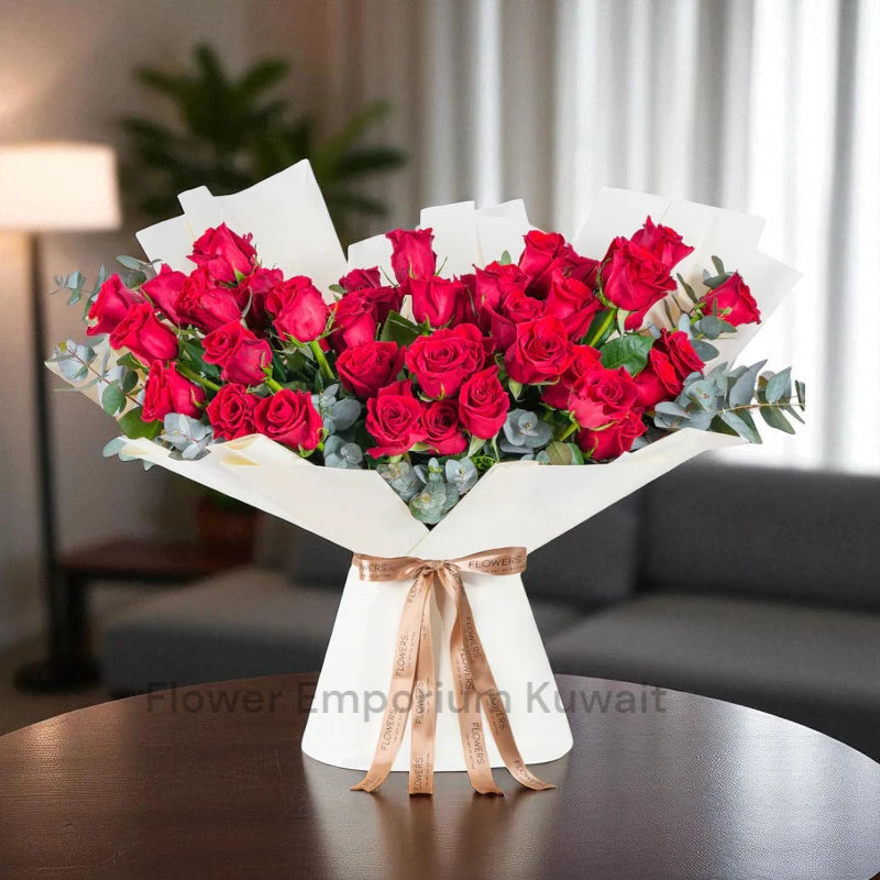 50 Red Roses Bouquet