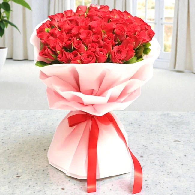 Beautiful Red Roses Bouquet