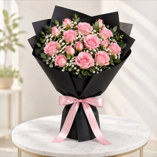 Blushing Pink Romance Bouquet