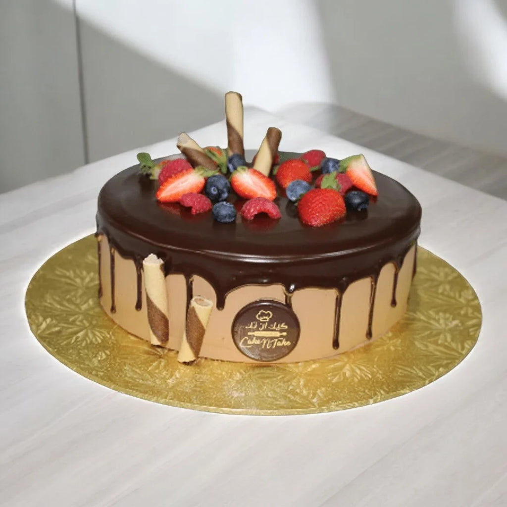 Choco strawberry Cake