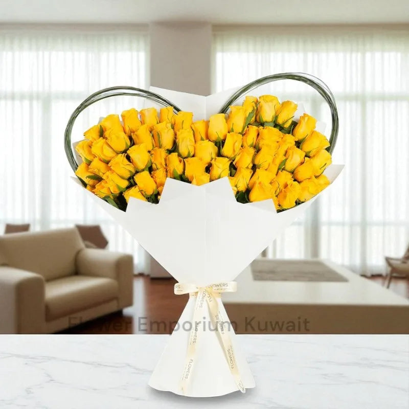 Glorious Yellow Roses