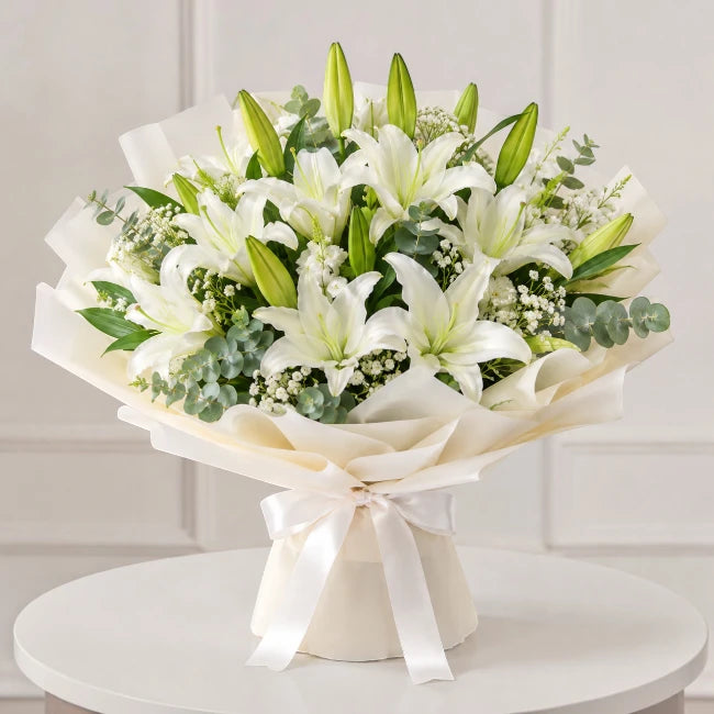 Pure Elegance Lily Bouquet