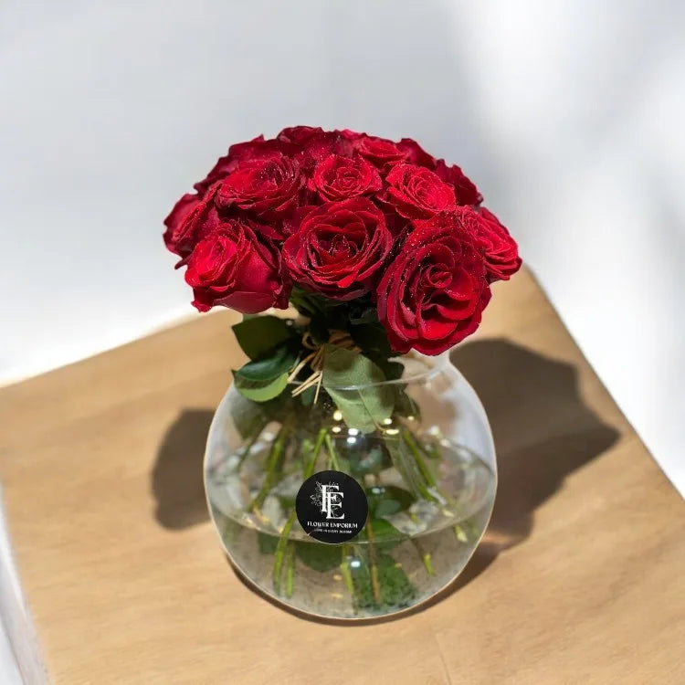 Pure Love Roses Vase