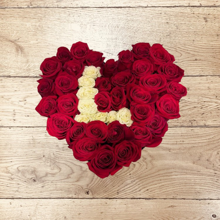 Red Roses Heart L