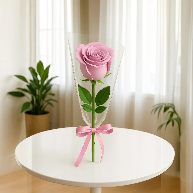 Single Pink Rose