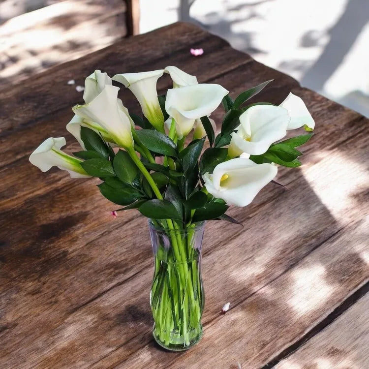 White Calla Vase Arrangement